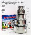 05Pcs Heavy pot Set For Your  Kitchen Purpose 5 Different Sizes. 