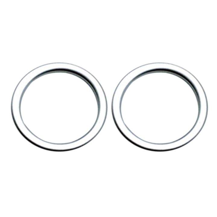 Car Matte Silver Dashboard Side Upper Air Vent Housing Frame Cover Trim ...
