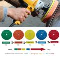 【orange x 2pcs 5 Inch Backer】 6 7 Professional DA Polishers Pads Car Polishing Pad Germany Buffing Pads Car Polish Tool Kits Set. 