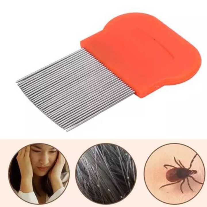 Mini Stainless Steel Long Teeth Hair Lice Comb | Daraz.lk