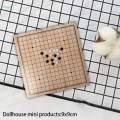 1:12 cale Miniature Weiqi Game Micro Landscape for Bedroom S. 