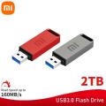 Xiaomi USB 3.0 Flash Drive High Speed Pen Drive 2tb 1tb Usb 3. 0 Memory Stick 512gb Flash Pendrive Metal Memoria Usb Disk For Pc. 