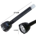 High power Flashlight Torch 500m 0.5km LITHIUM RECHARGEABLE LED POLICE TORCH. 