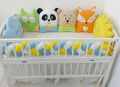 Braided Cot Bumper  Baby Bedding set.Baby bumper set.. 
