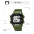SKMEI Electronic Watch With Luminous 50m Waterproof Mutifunctional Sports Fashion Wristwatches For Men 2126. 