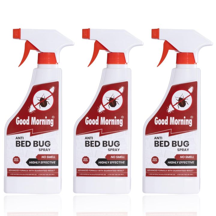 Good Morning Bed Bug Killer Spray, 40ml Concentrate - Pack of 3