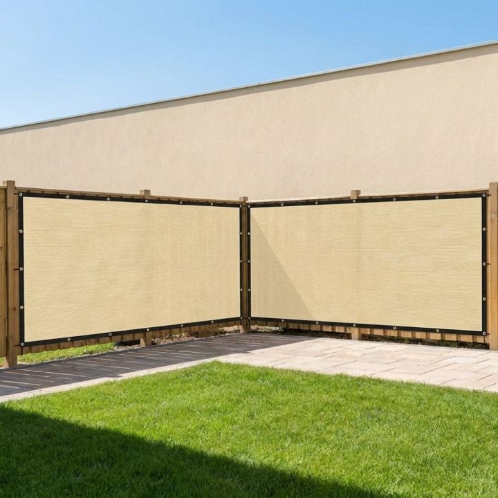 Mesh Railing Colorful Durable Thickened Balcony Fence Privacy Shade Screen Sun Protection ...