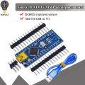 Official Nano Atmega168 controller compatible for arduino nano Atmega168PA-AU CH340 CH340C replace CH340G USB driver. 