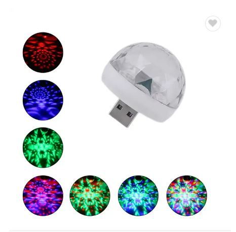 LED USB Mini Disco Light Sound Control Dj lights