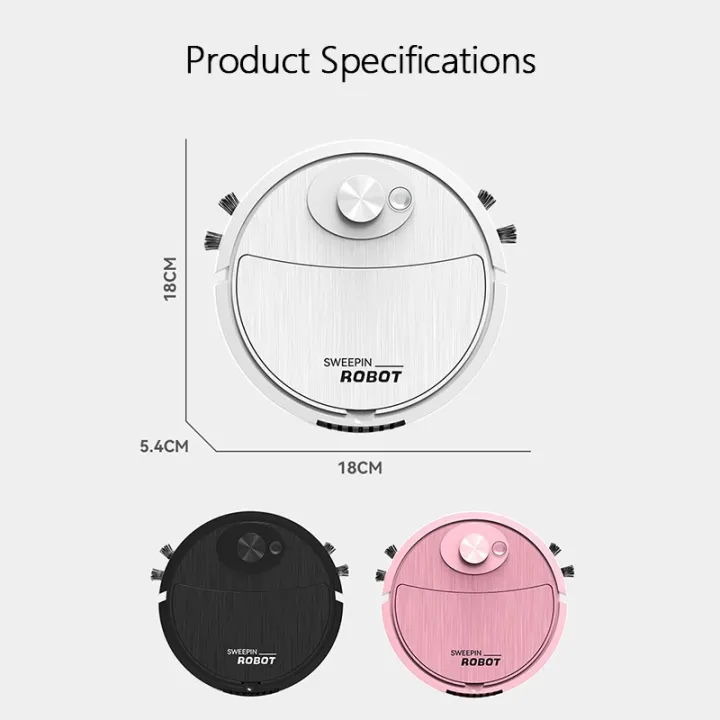 (Black)Household%20Sweeping%20Robot%20Low%20Noise%20Sweeping%20Vacuum%20Cleaner%20Cleaning%20Brush%20Fiber%20Mop%20Hair%20Quick%20Cleaning%20-%20Image%205