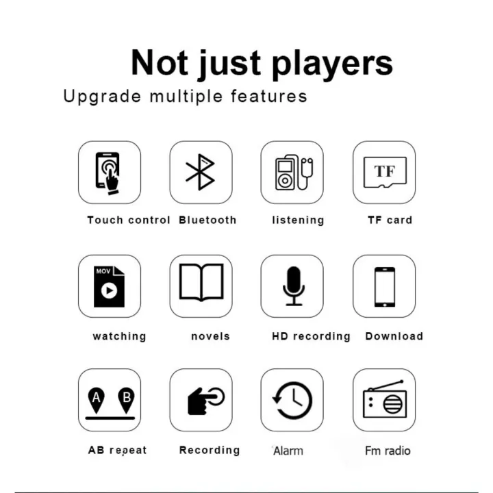 MP3%20MP4%20Music%20Audio%20Video%20Portable%20Wireless%20Bluetooth%20Player%20clip%20watch%20Walkman%20Built-in%20Speaker%20sports%204GB%20FM%20Radio%20Touch%20Buttons%20With%20Earphones%20-%20Image%209