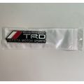 TRD Racing Development Aluminum Emblem Decals Sticker for Toyota Fortuner Vios Innova. 
