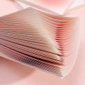 50 Sheets/Book Artistic Fancy Gradient Color Memo Pads Cute Kawaii Pink Sticky Notes Post Hand Account Notepads Aesthetic Stationery Gift. 
