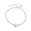 2Pcs Best Friends Bracelet -Stainless Steel- Puzzle Love Bracelet- Fashion Women BFF Friendship Jewelry. 