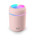 H2O Portable Rainbow Humidifier Led Ultrasonic Cool Mist USB Car Air Aroma Silent Diffuser For Home Office Hotel. 