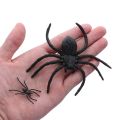 20Pcs/Pack Black Novelty Toy Spider Web Haunted House Prop Decorative Spiders Prank Plastic Fake Spider. 