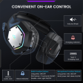 EKSA E1000 WT 2.4GHz USB Wireless Low Latency Gaming Headphones with 7.1 Surround Sound , 36 Hour Battery , 2.4G USB Dongle , Game/Music Mode and ENC Microphone for PC/PS4/PS5/Xbox. 