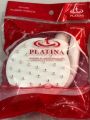 Platina Overhead Shower / Jet Shower 4x4 inches (10x10 cms) with Plastic Arm and Cup Bathroom Rainfall Round White. 