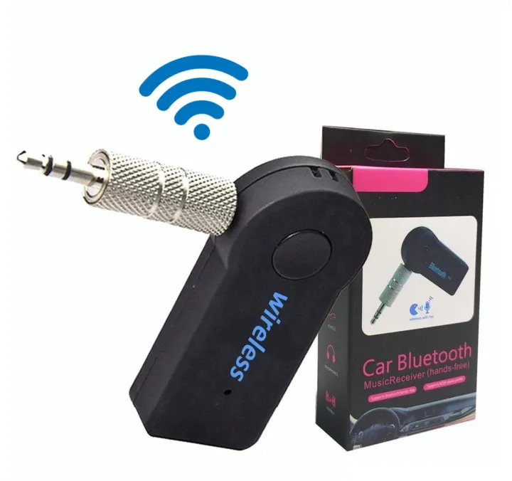 Wireless Bluetooth AUX Audio Music Receiver Adapter with Microphone