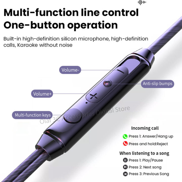 OLAF%20DAC%20Type%20C/3.5mm%20Headphones%20Wired%20Earbuds%20Handsfree%20Headset%20Gamer%20HiFi%209D%20Bass%20Stereo%20In-Ear%20Cable%20Earphones%20For%20Smartphone%20-%20Image%205