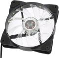 LED White LED 120mm Fan PC 12CM Casing. 