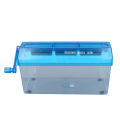 Mini Hand Shredder Manual Shredder Low Noise Wide Application Multifunctional 1.5L Transparent Plastic Window Box for Homes. 