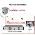 ITECH 5MP 25m Dual Light HD Audio AHD Camera IR/Color Night Vision Wide Angle 5MP Video Surveillance Dome Camera. 