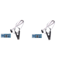 2X SOIC8 SOP8 Flash Chip IC Test Clips Socket Adapter Programmer BIOS/24/25/93. 