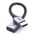 UGREEN HDMI Extender 8K HDMI Extension Cable 0.15M Male to Female Adapter Cord 8K@60Hz 2.1 Ultra High-Speed 48Gbps, for PS5,Nintendo Switch,Xbox Series X,Roku Stick,Blu-ray Laptop PC TV. 