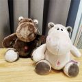 Plush Doll Hippo Stuffed Toy Kids Toy Forest Animal Couple Toy Hippopotamus Plush Toys Stuffed Animals 25/35cm Gifts for Baby. 