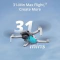 DJI Mini 4K, Drone with 4K UHD Camera for Adults, Under 249 g, 3-Axis Gimbal Stabilization, 10km Video Transmission, Auto Return, Wind Resistance, 31-Min Max Flight Time, Intelligent Flight. 
