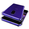 For Sony Xperia 1 Transparent Soft Gel TPU Reinforced Corners Cushion Bumper Shockproof Drop Protection Case Cover. 