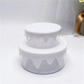 Transparent Jewelry container Delicate Double layers Storage box cake shape for Home organization Jewelry storage Children's. 