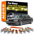 【White W213 Sedan 22PCS】 MDNG Canbus LED Interior Light Kit For Mercedes Benz E Class W124 W213 S124 S210 S211 S212 S213 C207. 