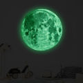 3D Luminous Moon Wall Sticker Fluorescent Glow In The Dark Star Moon Wall Stickers Decals Wallpaper Kids Room Home Decoration. 