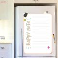 Magnet Board Sticker Planner Planner Refrigerator Fridge List Magnetic Memo Notes Calendar. 