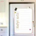 Magnet Board Sticker Planner Planner Refrigerator Fridge List Magnetic Memo Notes Calendar. 