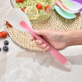 Food Grade Silicone Spoon Spatula Heat Resistant Cooking Spoon Flexible Nonstick Baking Scraper Stirring Scooping Salad Mixing. 