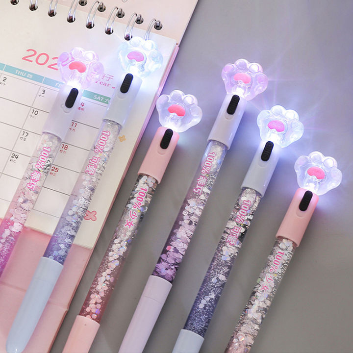 Creative%20Kawaii%20Cat%20Claw%20Glowing%20Gel%20Pen%20Cute%20Led%20Light%20Pen%20Stationery%20Student%20Signature%20Pens%20School%20Office%20Writing%20Supplies%20Fugar%20-%20Image%202