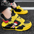 【ZIME】 Girls Sneakers Pikachu Shoes Women's Flat Bottom Rubber Casual Shoes Velcro Straps Sports Shoes. 