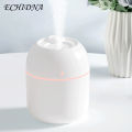 220ml Portable Mist Humidifier Intelligent Power-off 2 Gear No Radiation Nano-atomization Mild Lamp Air Diffuser for Bedroom. 