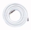 RG6 Coaxial Cable White 75 Ohm F-Connector on Each End UL Listed RG-6 Antenna Satellite Digital Shielded Dish Video Signal Coax Cable-20 Meters. 