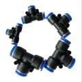 Pneumatic Tee Connector / Socket 4mm - 12mm. 