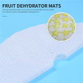 16 Pcs Round Silicone Dehydrator Sheets, Non-Stick Fruit Dehydrator Mats, Reusable Steamer Mat Mesh Sheet. 
