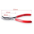 【StyleVoyager】1/3x Flat Curved Nose Pliers Ring Looping Wire Looper Split Ring Jewelry Making. 