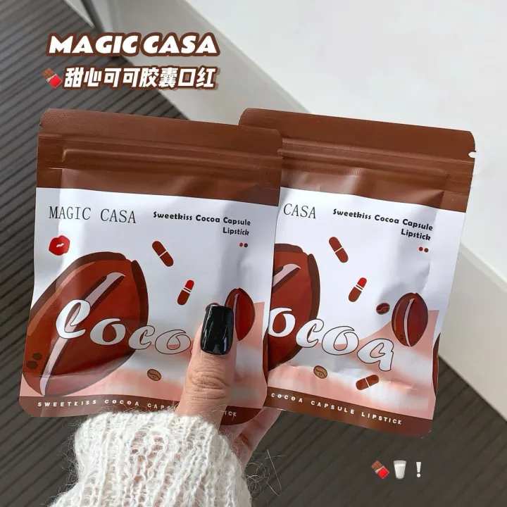 MAGIC%20CASA%20SWEETHEART%20COCOA%20CAPSULES%20SMALL%20LIPSTICK%20SET%20MINI%20KIT%20CHOCOLATE%20CUTE%20POCKET%20LIP%20GLOSS%2010%20-%20Image%204