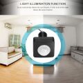 3X 220V Mini Human Body Infrared Sensor Infrared Body Sensor Switch LED Flood Light PIR Motion Sensor Adjustable Black. 
