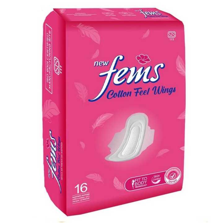 Fems Cotton Feel Wings 16Pcs