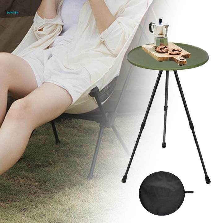 Foldable%20Picnic%20Table,%20Coffee%20Tea%20Table%20Portable%20Height%20Adjustable%20Mini%20with%20Tripod%20Camping%20Folding%20Table%20for%20Travel,%20Garden,%20Self%20Driving%20-%20Image%204