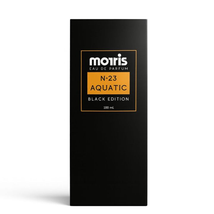 Morris%20N%C2%B023%20Aquatic%20Black%20Edition%20Eau%20De%20Parfum%20100ml%20%E2%80%93%20Long%20Lasting%20Fresh%20Fragrance%20-%20Image%205